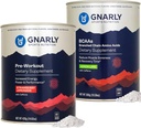 Gnarly Nutrition Gnarly Preworkout Λεμονάδα φράουλα (14.82oz) BCAAs Λεμόνι (10.58oz)