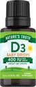 Nature's Truth Vitamin D D D σταγόνες για βρέφη 