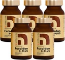 Fucoidan 3-Plus Brown Seaweed Immunity Supplement with Three Types of High Purity Fucoidan Organic Mekabu Fucus Mozuku Agaricus Made in Japan (Βελτιώσιμη κάψουλα, 5 φιάλες)