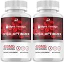Glyco Vantage Κάψουλες - GlycoVantage Advanced Supplement, All Natural Formula to Reservate Healthy Levels, Maximum Strength Daily Formula, Glyco Ventage Capsules Reviews (2 Συσκευασία - 120 Κάψουλες)