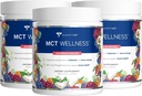 Gundry MD MCT Wellness Powder to Support Energy, Ketone Production and Brain Health, Keto Friendly, Sugar Free (Εφοδιασμός 90 ημερών, Λεμονάδα Καρπούζι)