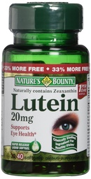 Nature's Bounty Nature's Bounty Lutein 20mg, 40 Softgels 40 Count (πακέτο των 4)