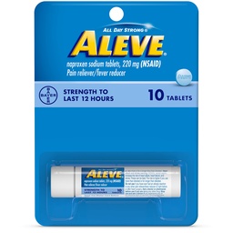 Aleve Δισκία με Naproxen Νάτριο 220mg NSAID Πόνο RelieverFever Reducer, 10 Count