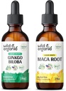 Άγρια & οργανικά Ginkgo Biloba Βάμμα 2 fl oz & Maca Ρίζα Βάμμα 2 fl oz
