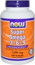 Super Omega 3-6-9 1200mg 180 Softgels (πακέτο των 2)