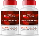 Glyco Vantage Κάψουλες - Premium GlycoVantage Επίσημη Formula Glyco Optimizer, Υποστηρίζει Υγιεινό τρόπο ζωής - Μέγιστη δύναμη Όλα τα φυσικά χάπια για σταθερό επίπεδο, Glyco Vantage Κριτικές (2 Pack)