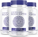 (3 Pack) Nooceptin Brain Supplement - Επίσημη Formula - Nooceptin Advanced Formula Nootropic Supplement for Kids and Adults - Extra Strength Memory, Cognative Support Brain Powder (180 Κάψουλες)