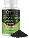 KING TUT'S SECRET Black Seed Capsules - 500 mg 100 Softgels - Nigella Sativa Extract, Black Cumin Supplement for Hair, Antioxidant Support, Immune System - Halal Black Seed Cumin Oil Caps