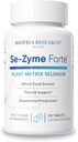 Biotics Research Se- Zyme ForteTM– Ολόκληρη πηγή σεληνίου τροφίμων, Thyroid Gland λειτουργία, παραγωγή DNA, Γνωστική υγεία, ισχυρό αντιοξειδωτικό, 100 δισκία