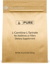 Pure Original Ingredients L-Carnitine L-Tartrate (8oz) Powder, Amino Acid Supplement, Lab-Verified