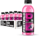 Protein2o Hydration Drink - 2-in-1 Liquid Clear Whey Protein Isolate and Electrolyte Drink - 15g Protein, Vitamins B5, B6 - Post-Workout Recovery - 16.9 Fl Oz - 12 Count Dragon fruit Blackberry