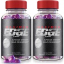 (2 Pack) Maximum Edge Ανδρική Gummies - Μέγιστο συμπλήρωμα άκρης για άνδρες, μια καθημερινή φόρμουλα για τη συνολική ευεξία και την κορυφαία απόδοση, μέγιστη Edge Extra Formula δύναμη, MaximumEdge Κριτικές (120 Gummies)