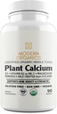 Plant Calcium | 1000mg Certified Organic Whole Food Calcium from Organic Icelandic Red Algae with Vitamin D3, Vitamin K2 and Magnesium | 72 Trace Minerals | 90 Vegan Tablets