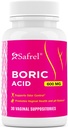 Safrel Boric Acid Vaginal Suppositories - 100% Pure Made in USA - Intimate Health Support, Vaginal Health and pH, Odor Control (30 Count (Pack of 1))