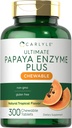 Carlyle Papaya Ένζυμο Μασώμενα δισκία 