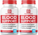 (2 Pack) Trusted Relief Blood Support Capsules, Trusted Relief Capsules All Natural Formula for Stable Levels & Healthy Circulation, Premium Supplement (120 Capsules)