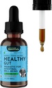 Animal Essentials Healthy Gut - Herbal Prebiotic for Dogs & Cats, Gut Health Blend, Herbal Formula, Organic Human Grade Herbs, Veterinarian Recommended, Liquid Tonic - 2 Fl Oz