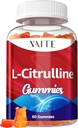 L Citrulline Gummies για τους άνδρες - ισχυρός αγγειοδιασταλτικός με ασβέστιο, 1600mg ανά υπηρεσία, επιπλέον δύναμη, ενισχύει Nitroxyl και Nitric Oxide παραγωγή, υποστηρίζει την ενέργεια και την αντοχή, 60 μασώμενα Gummy