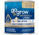 Go & Grow 360 Total Care by Similac Toddler Διατροφικό ποτό, έχει 5 HMOs, σκόνη, 24 oz Can