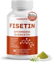 Fisetin 10-σε-1 Formula - με Spermidine Quercetin Resveratrol, Elderberry, Turmeric Non-GMO, Χωρίς γλουτένη, Χωρίς σόγια