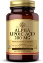 Solgar Alpha Lipoic Acid 200 mg, 50 κάψουλες λαχανικών - Αντιοξειδωτική υποστήριξη - Βοηθά στην ανακύκλωση Γλουταθειόνης, Βιταμίνης C & E, CoQ-10 - Μη ΓΤΟ, Vegan, Χωρίς γλουτένη, Χωρίς γαλακτοκομικά, Kosher - 50 Σερβιέτες