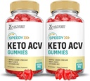 Justified Laboratories (2 Pack Speedy Keto ACV Gummies Advanced Formula 1000MG Speedy Keto Gummies Apple Cider Vinegar Formated with Pomegranate Beet Buice Powder B12 Vegan Non GMO 120 Gummys