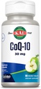 KAL CoQ10 30mg, Antioxidant Formula, CoEnzyme Q10 συμπλήρωμα για την υποστήριξη της υγείας της καρδιάς και της κυτταρικής ενέργειας, γρήγορης διάλυσης ενεργοποιήσεις, χορτοφαγικά, φυσική πράσινη γεύση μήλου, 90 Serv, 90 μικροδισκία