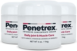 Penetrex Joint & Muscle Therapy - Καταπραϋντική άνεση για την πλάτη, το λαιμό, τα χέρια, τα πόδια - Premium ολόκληρο το σώμα τρίψιμο με Arnica, βιταμίνη B6 MSM & Boswellia - 4 ουγκιά κρέμα (3 Pack)