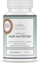 OMI WellBeauty Hair Nutrition, Hair Growth Supplement for Women, Clinically Proven to Reduce Hair Loss, Doctor Formulated for Stronger Thicker Hair with Keratin, Biotin, Zinc, 1 bottle, 1-mo supply