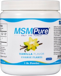 KALA ΥΓΕΙΑ MSMPure Vanilla Flavored Coarse MSM Powder Fleakes – US-Made MSM για κοινή υγεία, εμφάνιση του δέρματος, και Hair & Nail Support – 1 lb, Organic Sulfur