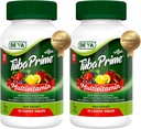 DEVA Tuba Prime Vegan Multivitamin Iron-Free Υψηλής ισχύος συμπλήρωμα βιταμίνης & ορυκτής διατροφής Αντιοξειδωτικά, Φρούτα & Veg Blend, Super Μανιτάρια, Προβιοτικά, Προβιοτικά, Σπόροι, Βότανα 90 Tabs 2-Pack