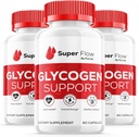 (3 Pack) Super Flow Glycogen Optimizer, Superflow Glycogen Support, Super Flow Optimizer Super Flow Optimizer Vitamin Supplement Συνολική υποστήριξη ευεξίας Super Flow Μέγιστη δύναμη (180 κάψουλες)