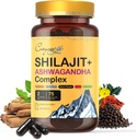 Himalayan Shilajit- Complex με Ashwagandha, Mace, Gokshura, Cinnamon & Piperine  Trace Minerals, Shilajit για άνδρες, Shilajit για γυναίκες, κανονική δόση - 150 κάψουλες