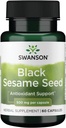 Swanson Full Spectrum Black Sesame Seed 500 Milligrams 60 Κάψουλες