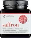 Youtheory Saffron Advanced Dietary Supplement, Αυξάνει τη διάθεση και τη διανοητική εστίαση, 60 κάψουλες