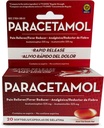 Acetaminophen 325mg 20 Softgels για την ανακούφιση του πόνου, Liquid Filled Capsles to Rapid Release Pain, Quick Pain Reliever for Adults Extra Strength, Fever Reucer