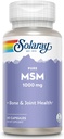 SOLARAY Αγνά καψάκια MSM, 1000 mg, 60 μέτρα
