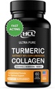 Turmeric Curcumin 95% Extract & Collagen Κάψουλες - NEM Προωθεί το γόνατο Άνεση & Ευελιξία - Eggshell Membrane w Φυσικά Occurring Glucosamine Chondroitin Hyaluronic Acid-Made in USA