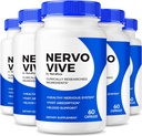 (Pack of 5) NervoVive – Original Nervo Vive Nerve Health Support Formula, Total Nerve Care with Natural Ingredients for Comfort & Signal Function 