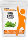 BulkSupplements.com Holy Basil Powder - Συμπλήρωμα Αγίου Βασιλείου, Holy Basil Leaf Powder - Tulsi Holy Basil, Herbal & Gluten Free, 5g per Service, 1kg (2,2 lbs) (Pack of 1)