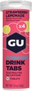 GU Energy Hydration Electrolyte Drink Tablets, Ενισχυμένη αντοχή Sports Drink for Running, Cycling, Triathlon, 4-Count (48 Servings), Λεμονάδα Φράουλα