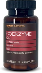 Στοιχεία Vegan CoQ10 100 mg - Κανονική Παραγωγή Ενέργειας, Υποστηρίζει Καρδιαγγειακή Υγεία - 2 Μήνες Προμήθεια (60 Κάψουλες)