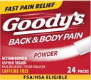 Goody's Back and Body Pain Relief Powder, 24 ct (Pack of 1)
