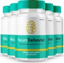 Neuro Defender Brain Συμπληρώματα μνήμης και εστίασης κάψουλες NeuroDefender Advanced Formula Brain Health Support Hills, Extra Strength Nootropics Neuro Defender Όλα τα φυσικά σχόλια (5 Pack)