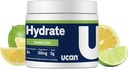 UCAN Hydrate Electrolyte Drink Mix (Lemon-Lime, 30 Servings) Sugar-Free, Keto-Friendly, Vegan, Non-GMO, Gluten-Free Electrolyte Powder with Potassium & Magnesium for Runners & Athletes