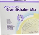 Scandishake Weight Gain Instant Shake Mix Powder, Vanilla, 3 Ounce Packet - Box of 4
