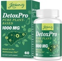 1000 MG Gentle Detox Cleanse, Υψηλής ισχύος, Καθαρίστε & Αποτοξινώστε κάψουλες για γυναίκες & άνδρες, Φυσική Αποτοξίνωση, Colon, Liver, Antioxidant & Digestive Υποστήριξη, 60 κάψουλες