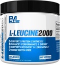 Evlution Nutrition L-Leucine 2000 - Σύνθεση πρωτεΐνης, ανάκτησης & μυϊκής υποστήριξης - Απόδοση & Ενέργεια - 2000mg L-Leucine - Χωρίς γλουτένη & Vegan - Άγευστη διατροφή συμπλήρωμα σκόνης - 100 Σερβιέτες