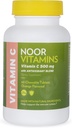Noor Vitamins 500 MG Halal Vitamin C Μασώμενα δισκία + Rose HIPS και Αντιοξειδωτικά Υποστηρίζω το ανοσοποιητικό σύστημα I Vegan, Gluten Free & Haal Vitamin 60 Orange Flavored Chewable Tablets I 2 Μήνες Προσφορά